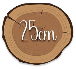 Bois 25cm