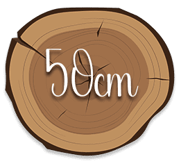 Bois 50cm