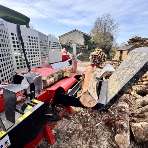 Finistere Bois Elagueur A Landerneau Fendeuse Horizontale 2
